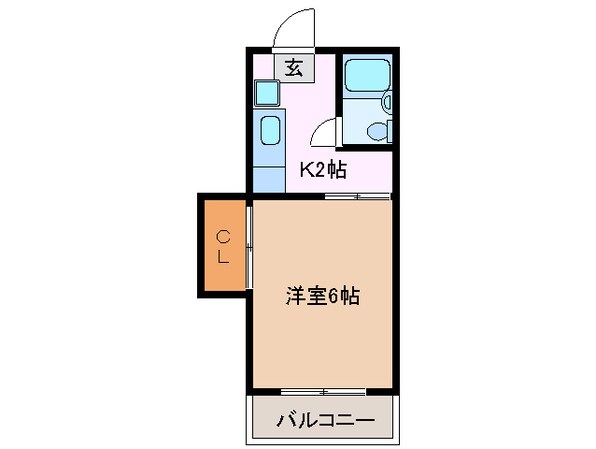 コスモハイツの物件間取画像